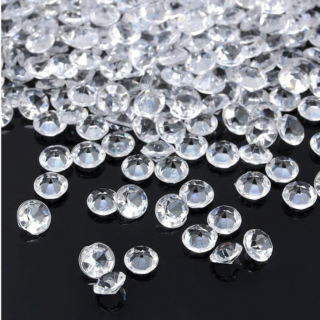 Details about   Acrylic Diamond 4.5mm Decor Table Crystal Bridal Party Vase DIY Wedding Confetti 
