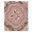 Pink, Pattern 9, variant on ODIKA 4'x6' Machine Washable Non-Slip Area Rug, Abstract Dusty Rose High Traffic Rug, Pink, 992550