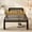 Black, variant on Merrland Queen Bed Frame, 14" Metal Platform Bed Frame with Fan-Shaped Legs, 3500 lbs Capacity, Under-Bed Storage Space, Easy Assembly, Black