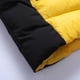thumbnail image 5 of Chaqueta de algodón con cremallera y bolsillos laterales con costuras gruesas informales con costuras de invierno para hombre Pompotops oipoqjl20605, 5 of 7
