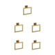 thumbnail image 1 of Juego de accesorios para baño Bewildely barra de toalla sin perforar soporte de papel para Anillo Kit de accesorios de gancho, 1 of 6