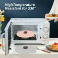 thumbnail image 6 of Set Of 5 Food Savers Lid Microwaves Safe Nonslip Kitchen Storage Bowl Pot Covers, 6 of 13
