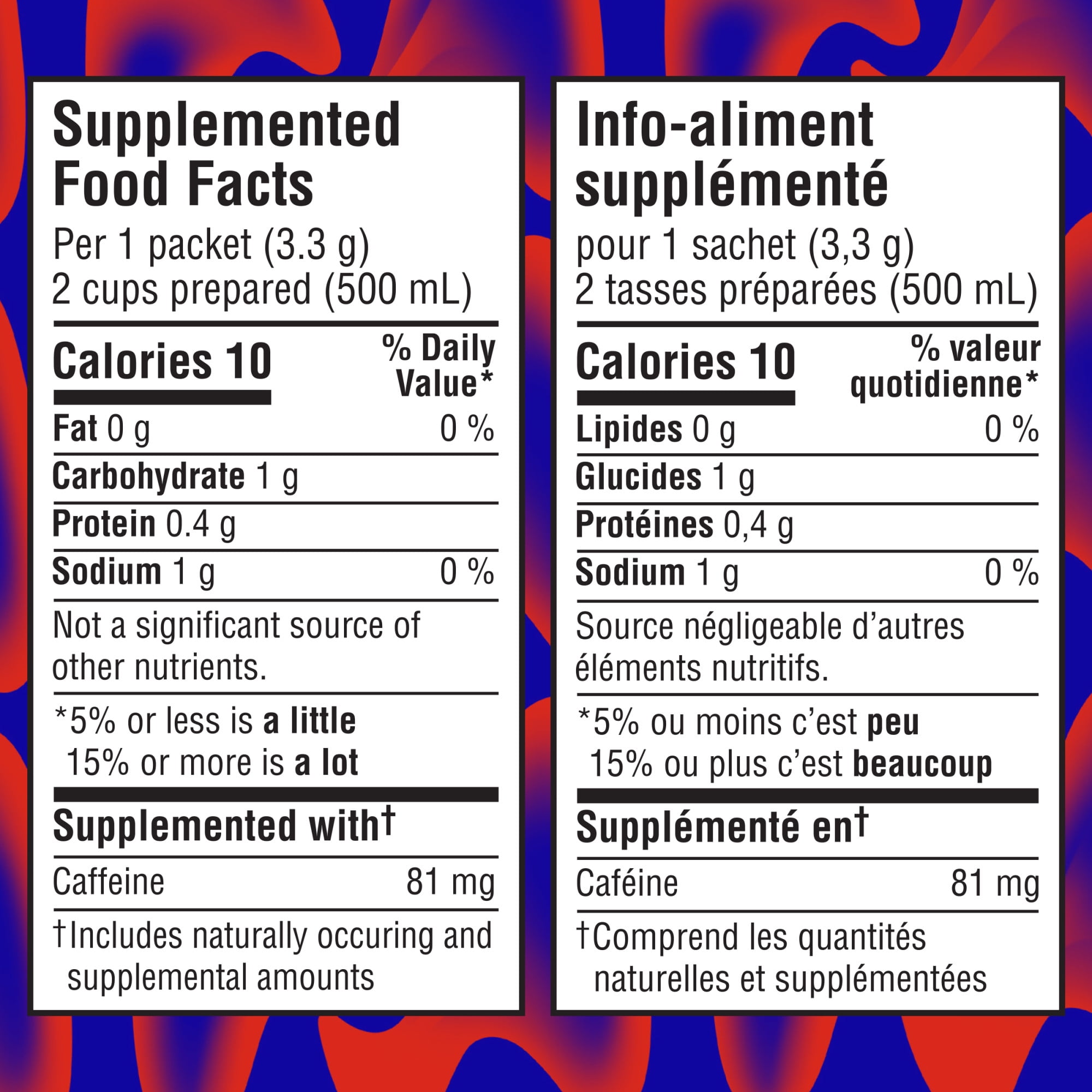 mio Energy Grape Energy Drink Mix, 3.3 g Packets, 10 ct Box, 10pk