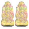 thumbnail image 2 of Easy to Install Car Universal Seat Cover, Fantasy Sky Clouds Four Seasons Universal Front Seat Cover, 2-Piece, 2 of 8