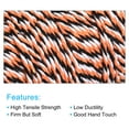 thumbnail image 3 of Twine Packing String Wrapping Cotton Twine 100M Orange and Black White Rope for Gift Wrapping Twine, 3 of 7