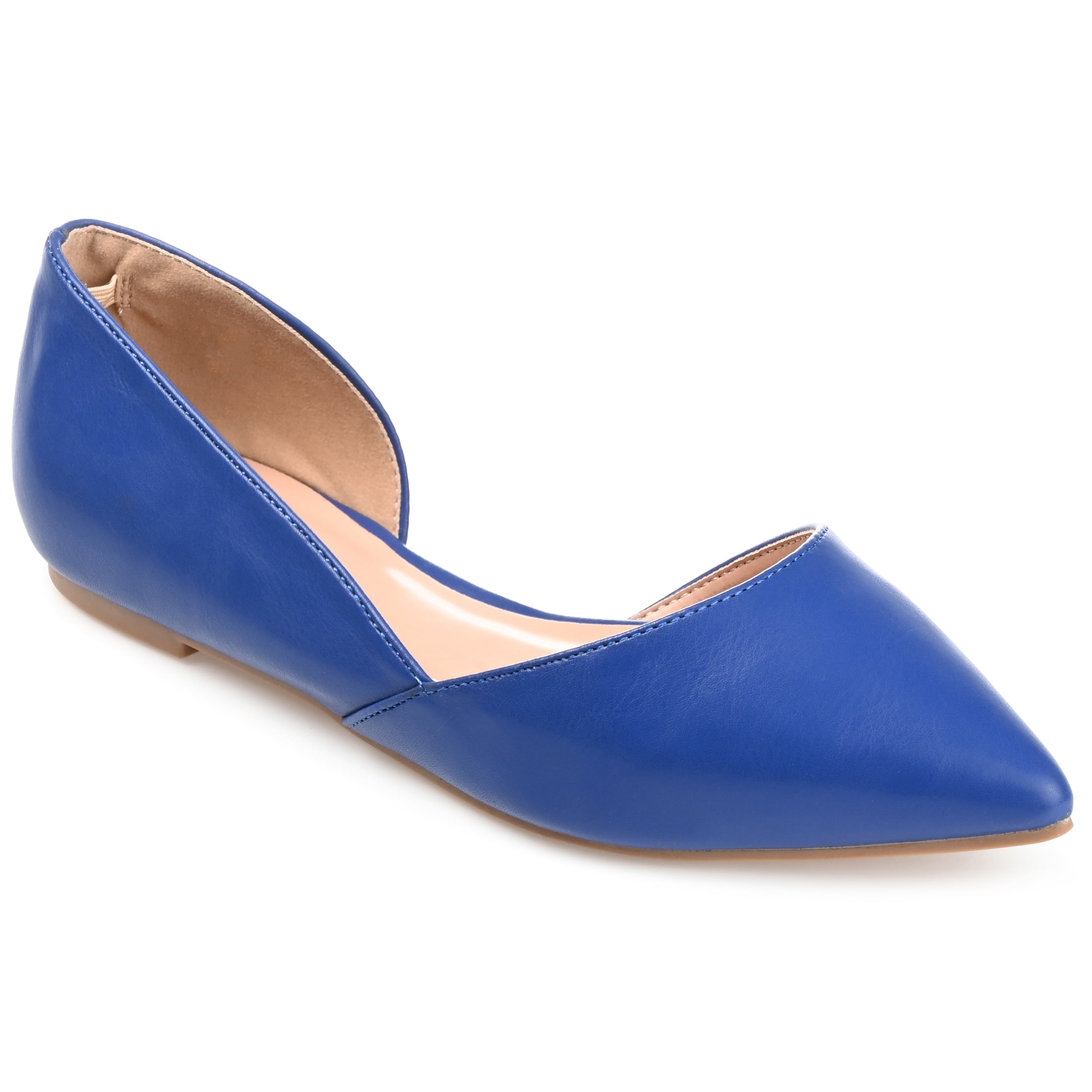 Brinley Co. Women's Wide Width D'Orsay Cut-out Pointed Toe Fashion ...
