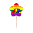 thumbnail image 1 of La calle Castro Selección de pastelitos Star lable Flag en palillos de dientes, 1 of 3