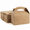 Brown, variant on 36 Pack Brown Kraft Paper Gable Treat Boxes, 6.2" x 3.5" Gift Favor Boxes for Birthday Wedding Baby Shower Holiday Party Supplies