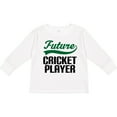 thumbnail image 3 of Inktastic Future Cricket Player Boys Long Sleeve Toddler T-Shirt, 3 of 5