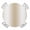 Beige, variant on Beige White Ombre Round Fitted Tablecloth with Elastic Edge, Waterproof Table Cloth Table Cover for 45"-54" Tables, Abstract Art Modern Cream Gradient Tablecloths for Dining Picnic Indoor Outdoor