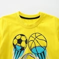 thumbnail image 5 of Kogui Boys Toddler Clothes Baby Boy Summer Clothes Outfit Short Sleeve T-shirt Shorts Set Outfits for Boys 2T 3T (Yellow,2-3 Years), 5 of 5