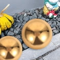 thumbnail image 5 of HERFIER 5pcs Gazing Spheres Semi Ball Garden Hemisphere Ball Gazing Ball Mirror Polished Hemisphere 0.75x0.75x0.39in, 5 of 8
