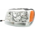 thumbnail image 5 of For Jeep Grand-Cherokee 1999 00 01 02 03 2004 Headlight Assembly Driver Side | Clear Lens/Clear Park/Chrome | CAPA | CH2502120, CH2502120C | 55155553, 55155553AB, 5 of 6
