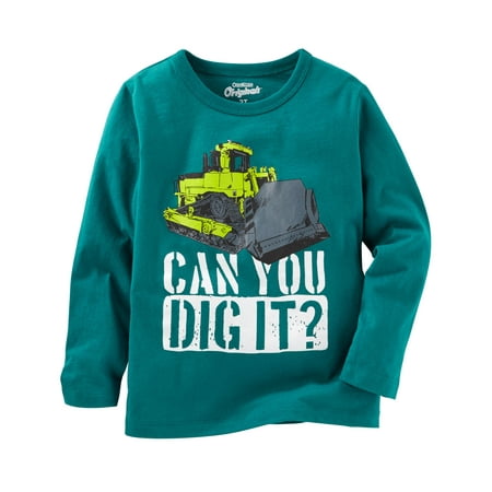 - OshKosh B'gosh Baby Boys' Graphic Tee, Green 6 Months