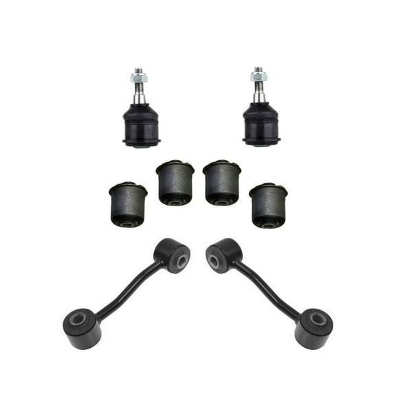 6 Pc New Front Suspension Kit Lower Control Arms Bushing, Ball Joints & Sway Bars Fits select: 2002-2004 JEEP LIBERTY