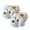 White, variant on Fuzzy Animal Slippers For Kids Funny Cozy and Comfortable Cute Dog Slippers Memory Foam Non-Skid Bottoms Winter Warm House Slippers Khaki 18-24 Months