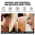 thumbnail image 6 of Rinse & Robust Ocean Charcoal Bar Soap Valentines Day Gift Set for Men Deep Cleansing, 5.3 oz | 4 Bars, 6 of 8