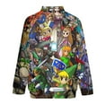 thumbnail image 5 of The Legend of Zelda Characters Fashion Jacket Mens Windbreaker Coat Lightweight Zipper Clothes Streetwear Bomber Outerwear Jackets, 5 of 7