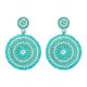 thumbnail image 1 of Pendientes colgantes bohemios Sunnimix Hecho a mano Verde, 1 of 8