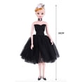 thumbnail image 2 of Vestido negro con figura de princesa, muñeca, juguete, niña de ballet, 30 cm, 2 of 2