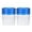 Blue, variant on Deli Containers Clear bottom With Blue Top Twist on Lids Reusable, Food Storage Containers with Twist Top Lids, Stackable, Food Storage Freezer Container (6, 16 Ounces)