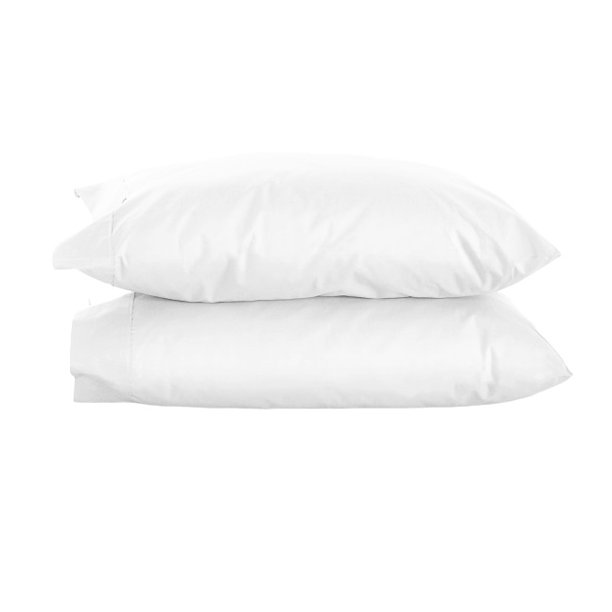 The Great American Store King Size Pillow Cases Solid White 2 Pack Bulk