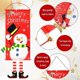 thumbnail image 3 of 2 Pcs Merry Christmas Banner Outdoor Restaurant Wall Decoration, 3 of 5