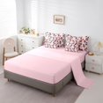 thumbnail image 3 of Homewish Cute Dachshund 7-Piece Twin Bedding,Lovely Dog Bedding Comforter Set,Pink,Pink Reversible, 3 of 8
