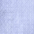 thumbnail image 1 of Ahgly Company Indoor Square Solid Blue Modern Area Rugs, 6' Square, 1 of 4