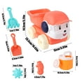 thumbnail image 3 of Children's Summer Seaside Water Play Sand Bath Shower Beach Bucket 6 Piece Set Of Cute Happy Play House Water Outdoor Toys, 3 of 6