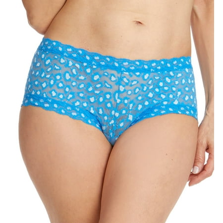 

Hanky Panky Lace Boyshort (Cross Dyed) Large Laguna Blue/White