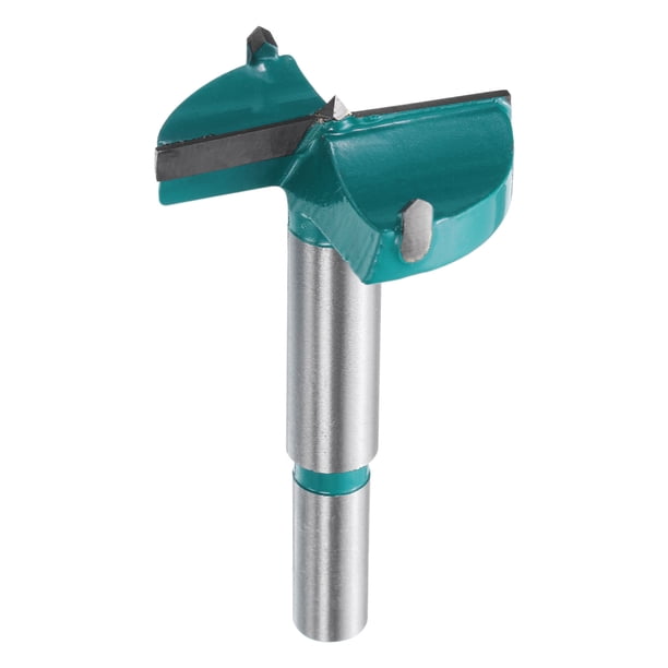 Uxcell Broca Forstner 1-3/4" (45mm) Broca de Carburo para Madera Abridor de Agujeros de Bisagra Mango Redondo
