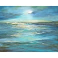 thumbnail image 2 of Finch, Sheila 24x20 White Modern Wood Framed Museum Art Print Titled - Moonlight Reef, 2 of 4