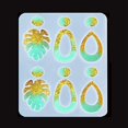 thumbnail image 2 of Earrings Casting Mold Irregular DIY Jewelry Silicone Mold Earrings Resin Mold, 2 of 10
