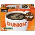 thumbnail image 2 of (2 pack) Dunkin' Original and Decaf Coffee, Medium Roast, Keurig K-Cup Pods, 10 Count Box - 1 each, 2 of 9