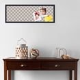 thumbnail image 3 of PinPix 36x12 Custom Cork Bulletin Board Argyle Beige Poster Board Has a Fabric Style Canvas Finish, Framed in Argyle Beige, by ArtToFrames (PinPix-637), 3 of 6