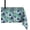 Blue Salmone Tropical, variant on Outdoor Tablecloth with Umbrella Hole and Zipper, 60 x 84 Inch Water-Repellent Patio Table Cloth, Rectangle Table Covers for Backyard Garden, Clemens Noir Blue