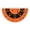 OA533, variant on Vintage halloween decor Halloween Fan-shaped Garden Print Pumpkin Ghost Hanging Yard Outdoor Decoration Fence Half