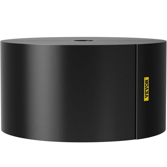 10" Deep x 60ft Recycled HDPE Landscape Edging, Flexible Lawn & Garden Border, Heavy-Duty Weed Barrier - Black Coiled Eco-Friendly Yard Edging