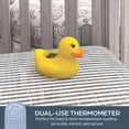 thumbnail image 4 of Duck Baby Bathtub Thermometer – Instant Readout, Digital Water and Room Temperature Reader – Fun Floating Toy for Newborns, 4 of 4