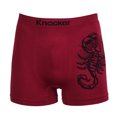thumbnail image 6 of 6-Pack Men's Seamless Short Boxer Briefs Underwear, Scorpion Multi Color, 6 of 8