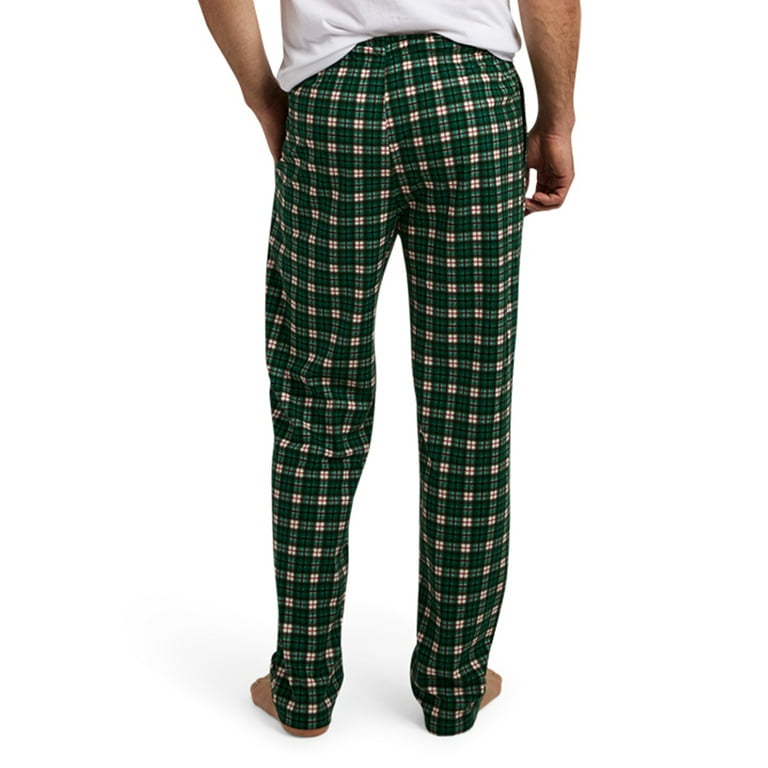 Chaps Men s Plaid Microfleece Pajama Pants with Pockets Walmart