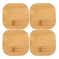 thumbnail image 1 of CATIEBYE 4pcs Canning Supplies Glass Jar With Lid Airtight Seal Light Brown, 1 of 6