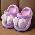 thumbnail image 6 of TAIAOJING Boys Slippers For Toddlers 1-5 Years Soft Sole Casual Slides With Glitter Bow Design Breathable Summer Shoes For Kids Comfort 12-15M, 6 of 6
