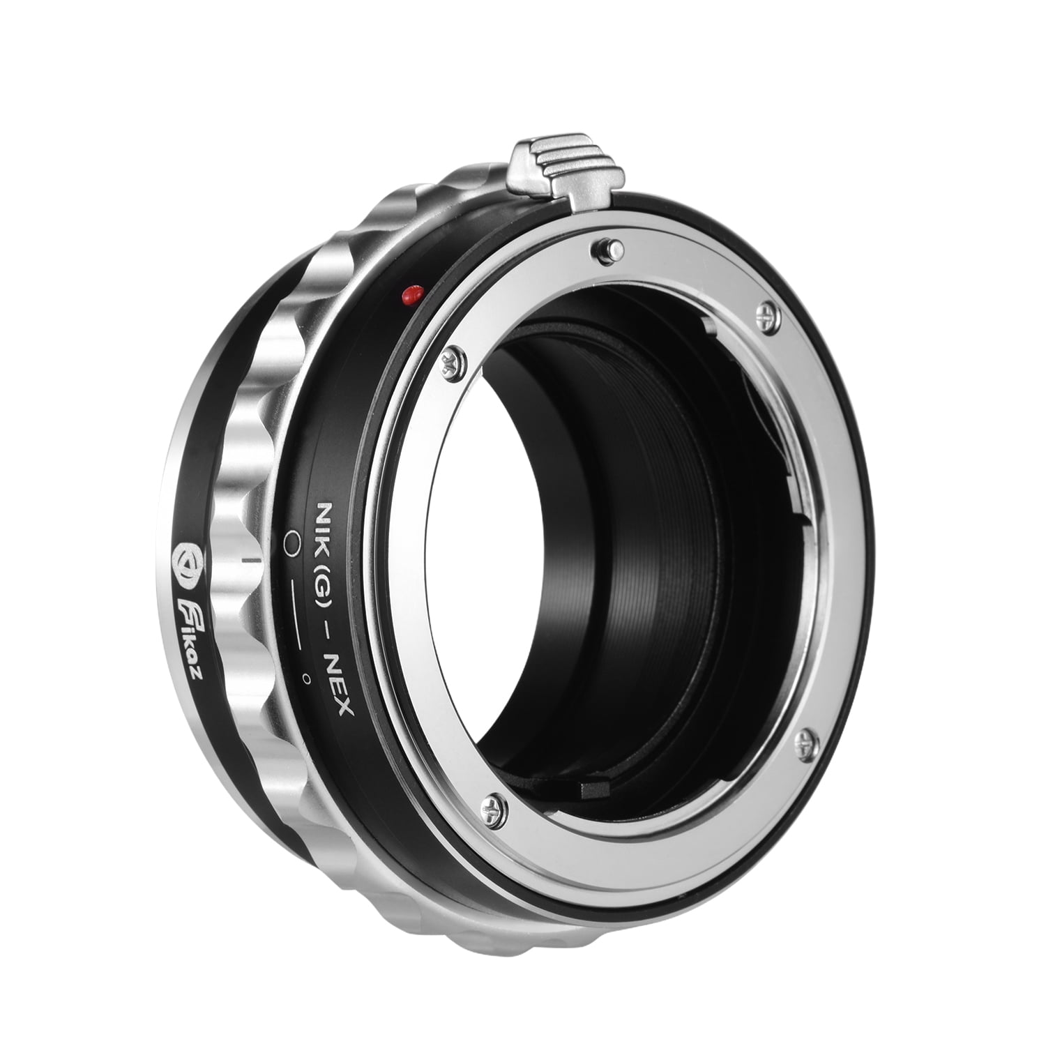 Fikaz Lens Mount Adapter Ring Aluminum Alloy Compatible with Nikon 