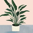 thumbnail image 2 of Borges, Victoria 12x12 White Modern Wood Framed Museum Art Print Titled - Houseplant IV, 2 of 4