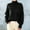 C-Black476, variant on JIAYUE Sweaters For Women Solid Color Long Sleeve Drop Shoulder High Neck Relaxed Fit Pullover For Fall Winter Fashionable Base Layer