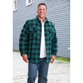 thumbnail image 2 of KingSize Men's Big & Tall Fleece Sherpa Shirt Jacket, 2 of 4