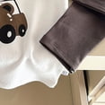 thumbnail image 5 of zuwimk Boys' Long Sleeve Graphic T-Shirt, Lightweight & Breathable, Outdoor Collection(5-6 Years,Brown), 5 of 6