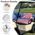 thumbnail image 6 of Uorisanigo Golf Cart Seat Covers Party the USA Split Backres Front Seat Cover 2-Pack for All Seasons Stretch Adjustable Straps Universal Fit Club Car Front Seats Set, 6 of 7